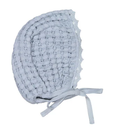 Organic Cotton Waffle Bonnet for Babies & Toddlers - Soft & Breathable Infant Hat for Newborns - Perfect for Sleeping, Nursing & Outdoor Protection