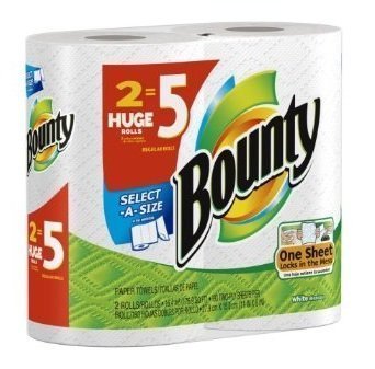 Bounty Select-A-Size Paper Towels, Huge Roll 24 Count - Ultra Absorbent & Strong - Perfect for Kitchen Cleaning, Spills, and Household Use