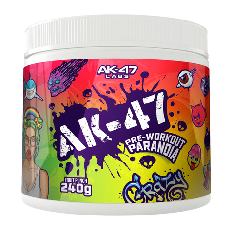 AK 47 Labs Pre Workout Powder 240g - Premium Energy & Focus Supplement for Intense Gym Sessions & Athletic Performance