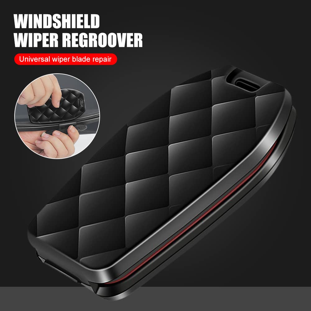 Car Wiper Repair Tool - Wiper Blade Refurbish Restorer & Windshield Wiper Cutter - Black Car Accessories for Smooth Wiper Performance - Perfect for Rainy Weather & Winter Driving