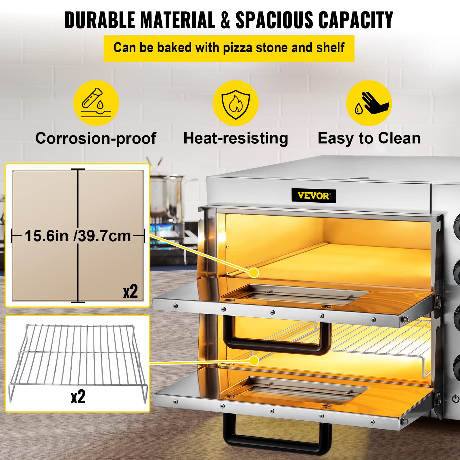 Commercial Pizza Oven Countertop 14