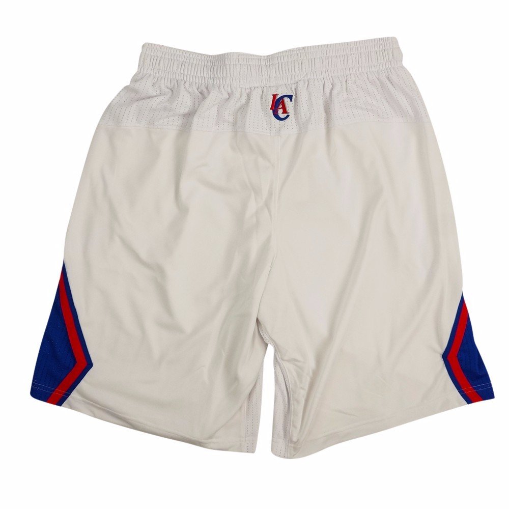 Adidas Los Angeles Clippers NBA Authentic Men's White On-Court Climacool Game Shorts - Breathable Basketball Shorts for Training & Fan Wear