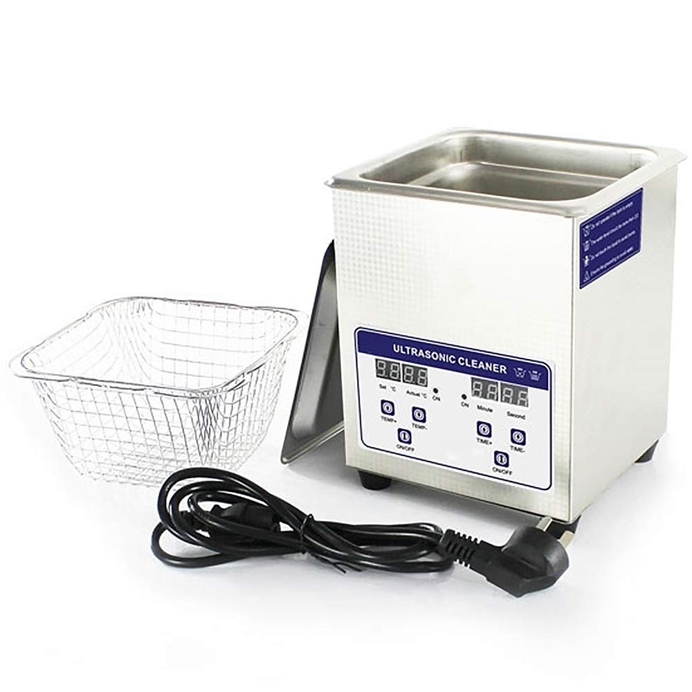 ATO 2L Ultrasonic Cleaner with Timer & Heater - 110V Portable Jewelry Cleaner for Glasses, Watches, Dentures - Perfect for Home & Professional Jewelry Cleaning