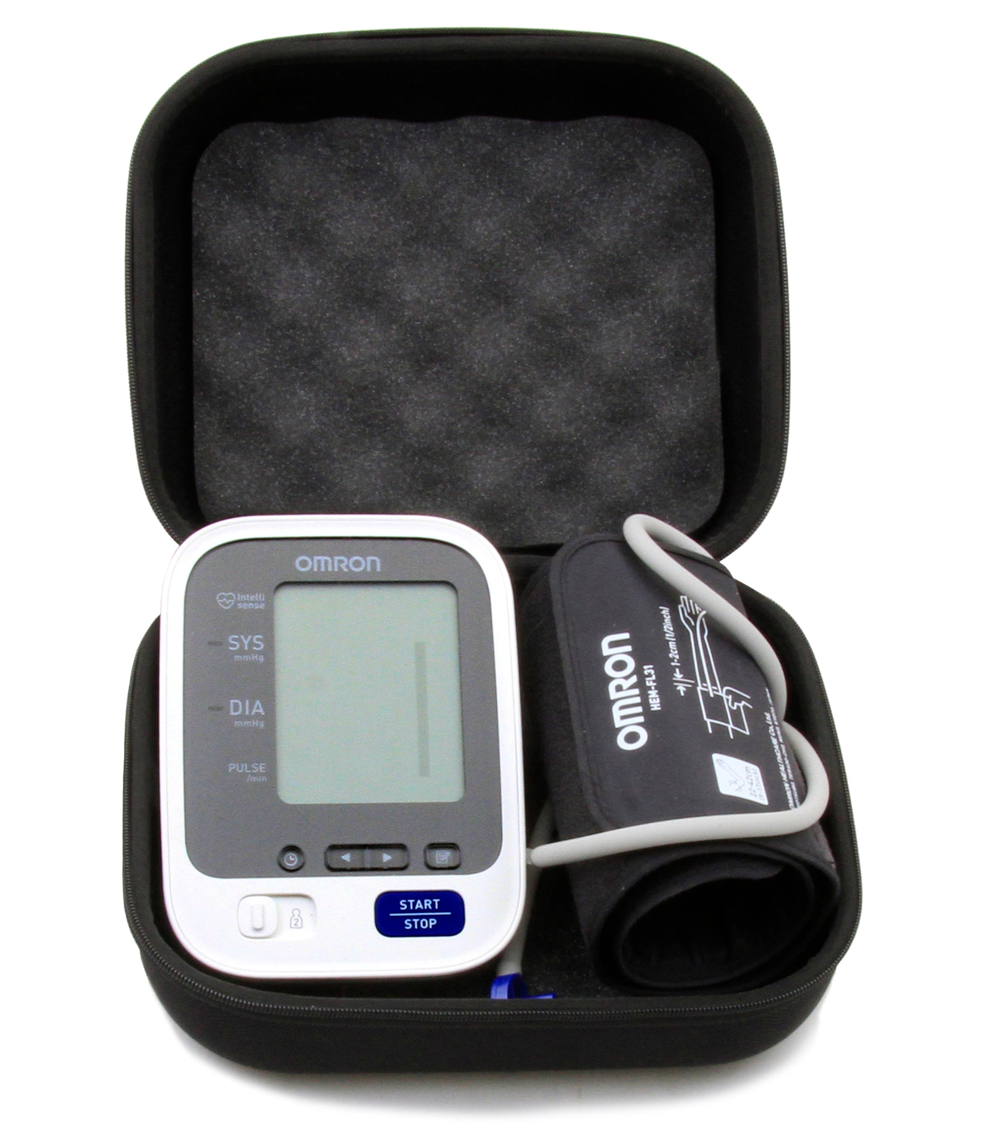 CASEMATIX Travel Case for Omron 7 Series BP Monitor - Fits BP761N, BP760N, BP761 & B760 Models - Protective Storage for Home & Travel Use