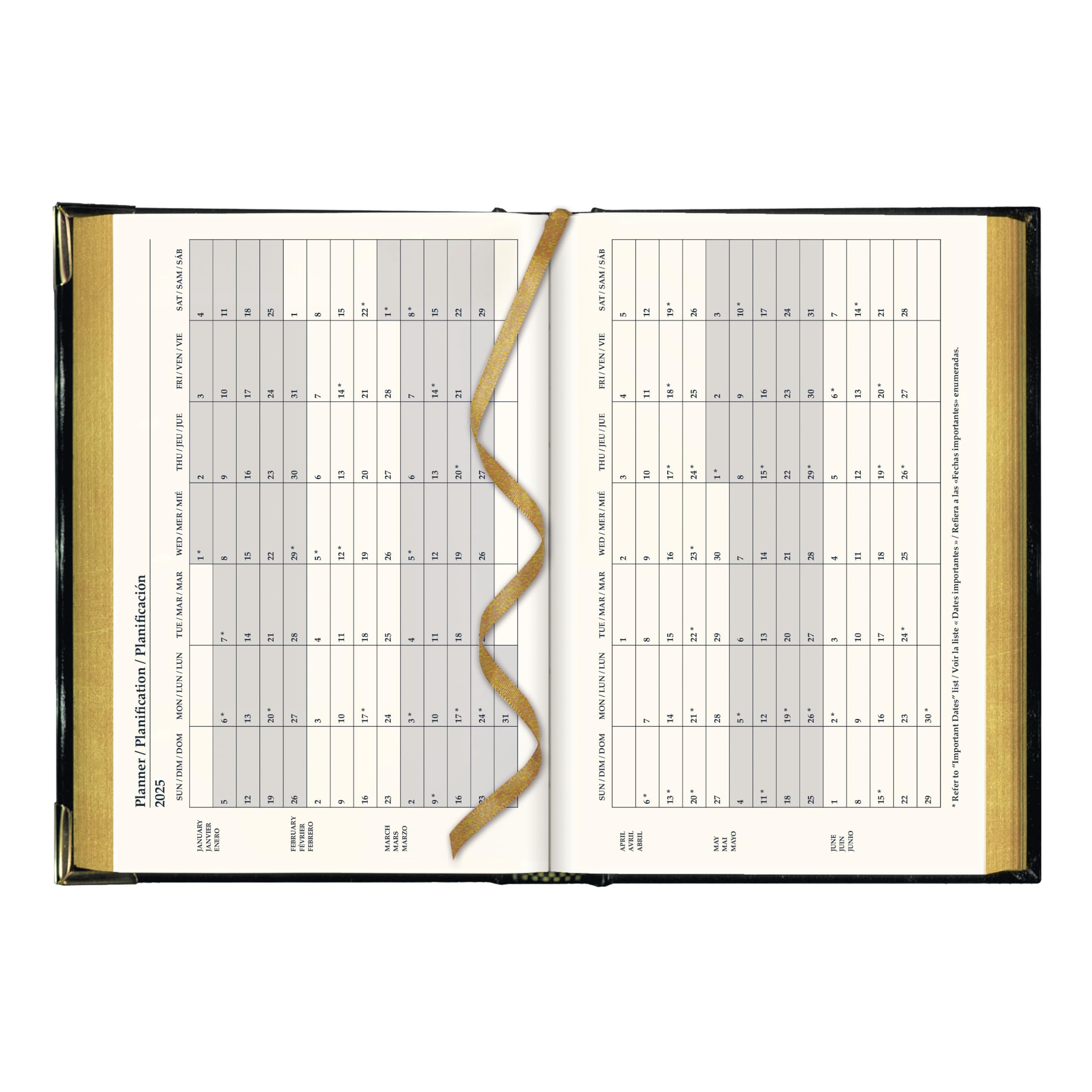 Brownline® 2025 Executive Weekly Planner - 12-Month Appointment Book (January-December) | 8.187