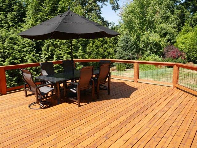 Armstrong Clark Premium Wood Stain for Decks & Outdoor Furniture - 1 Gallon, Cedar Tone - Weatherproof & Long-Lasting Protection for Patios, Fences & Wooden Structures