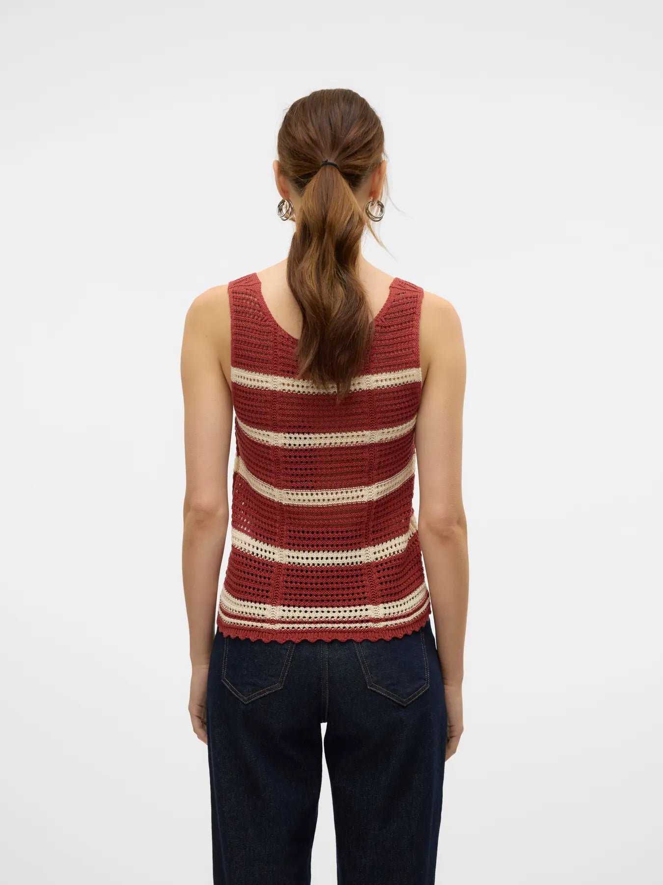 Vero Moda Sardinia Knit Top Women's Casual Long Sleeve T-Shirt for Fall & Winter | Stylish Comfort Wear for Office, Date Night & Everyday Outfits