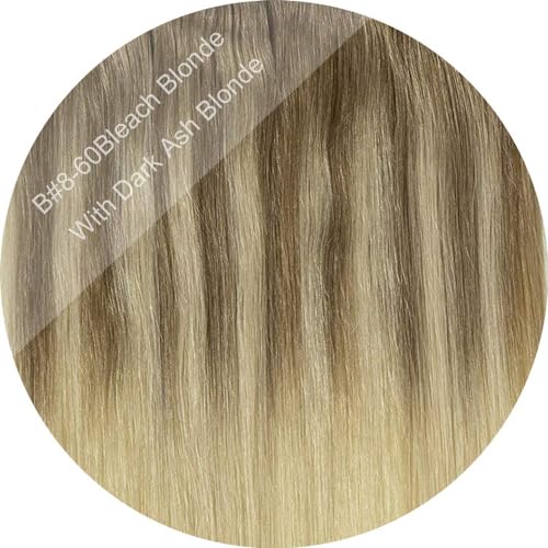 #Balayage Light Brown With Platinum Blonde