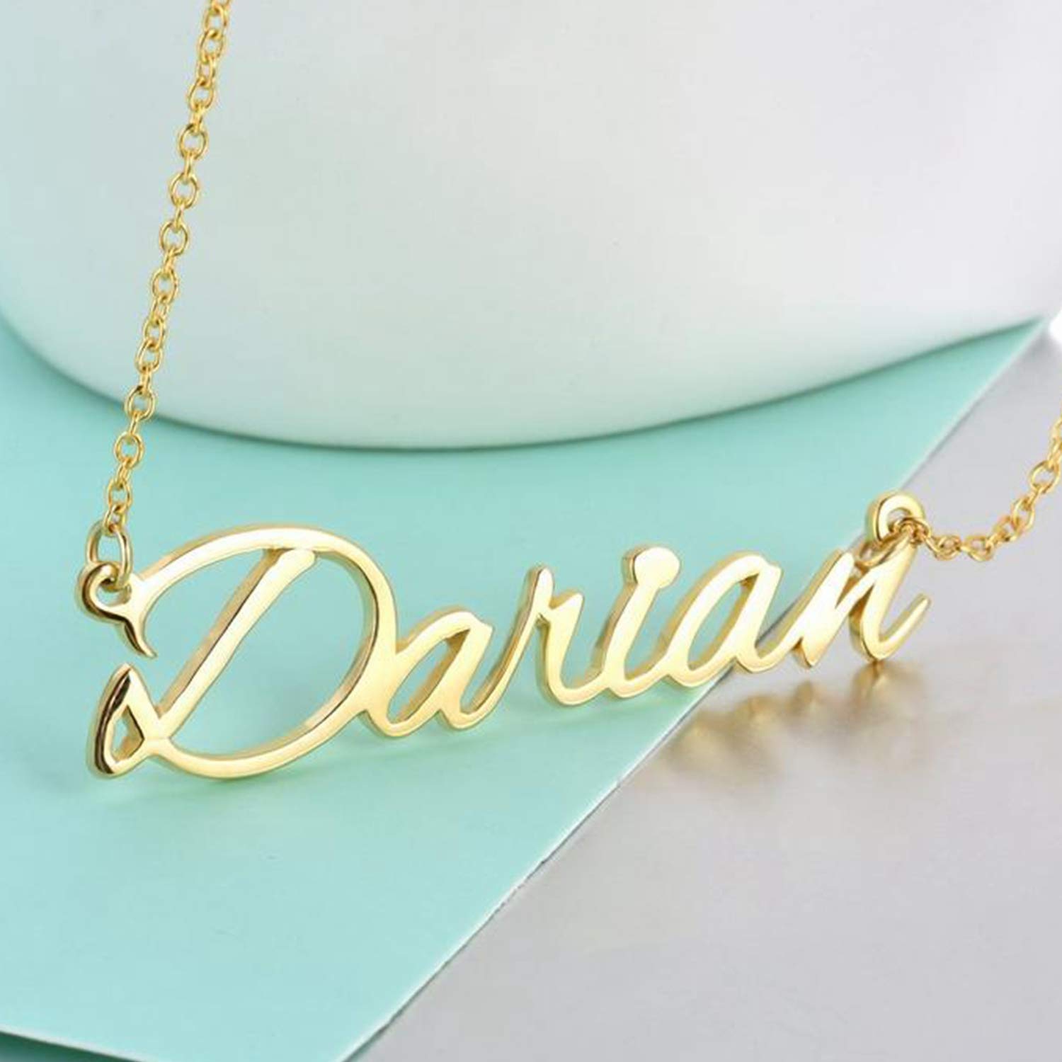 Personalized Name Necklace for Women - Custom Engraved Name Pendant Jewelry Gift for Her | Birthday, Anniversary, Valentine's Day Present | Perfect for Everyday Wear & Special Occasions
