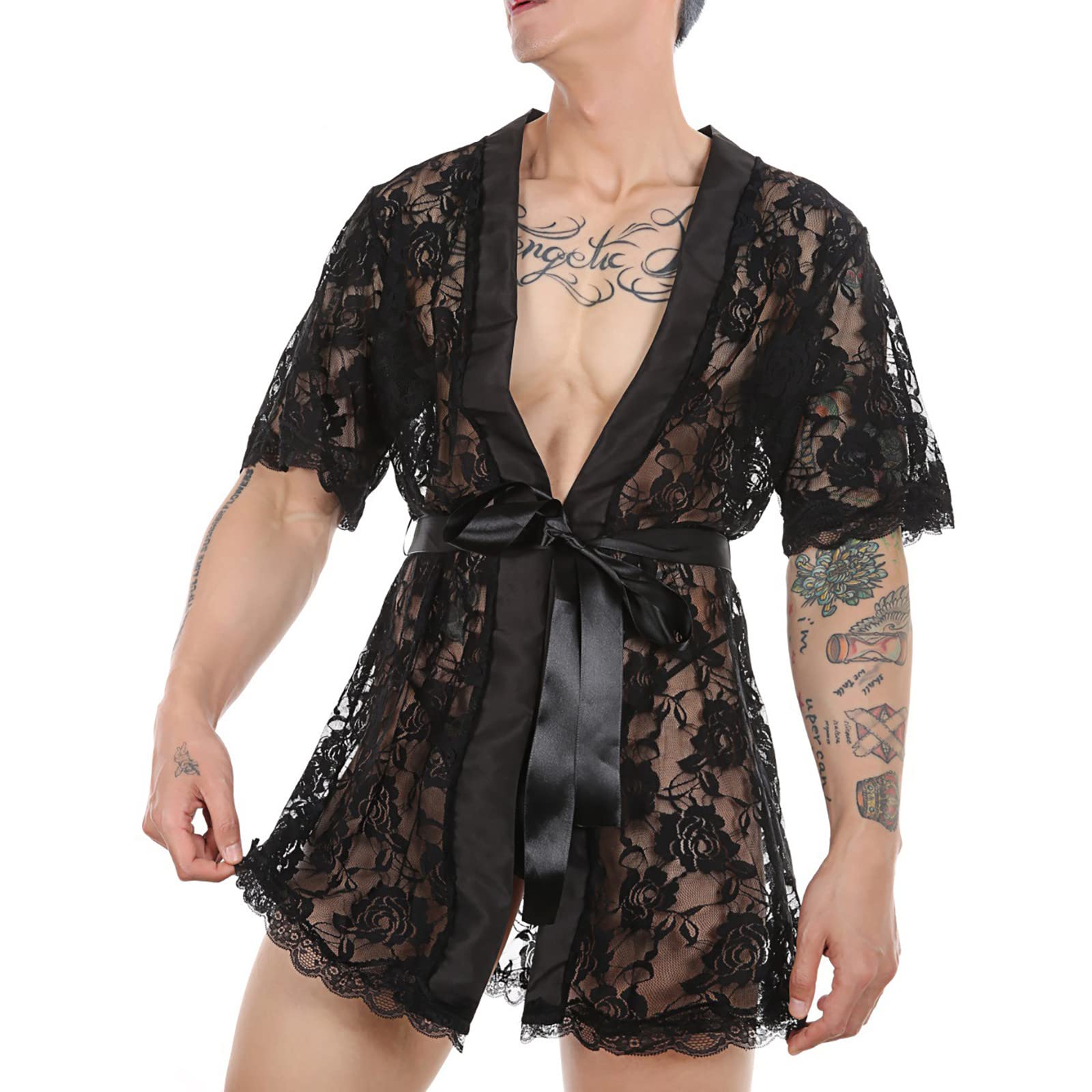 Sexy Men's Crotchless Jockstrap Underwear - Mesh Hollow Out Design for Sensual Wear & Intimacy - Perfect for Roleplay, Lingerie Nights & Adult Play