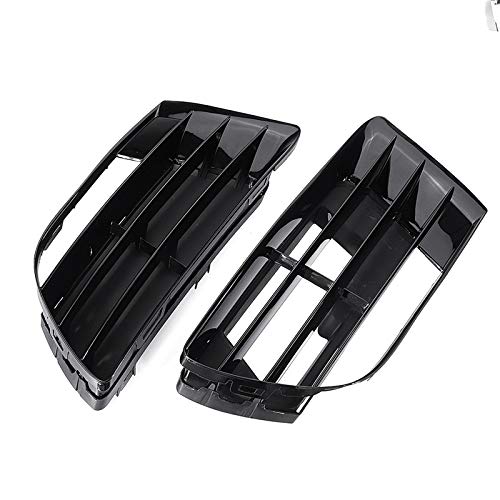 VW Scirocco R Bumper Grille - 1 Pair Front Lower Side Fog Light Lamp Cover Grilles | Perfect Fit Replacement for VW Scirocco R | Durable ABS Plastic for Enhanced Protection & Style | Ideal for Car Upgrades, Off-Roading & Daily Driving