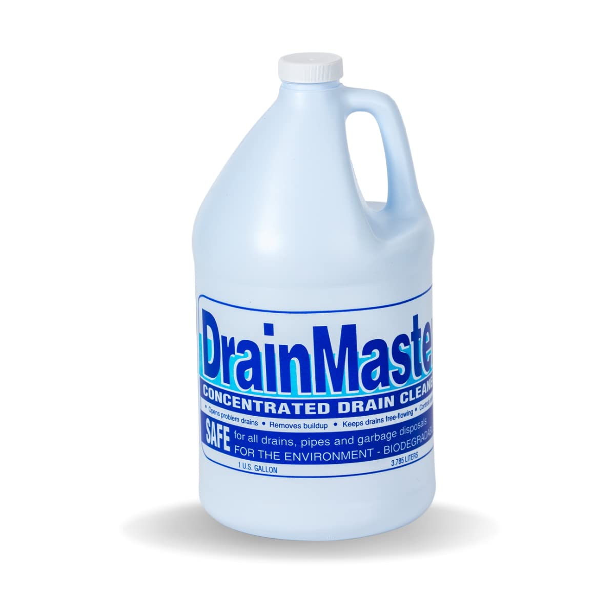 Commercial Drain & Grease Trap Cleaner - Concentrated Enzyme Drain Opener - Organic Liquid Bacteria for Plumbing Lines (1 Gallon) - Eliminates Clogs & Odors in Restaurants, Kitchens & Commercial Buildings