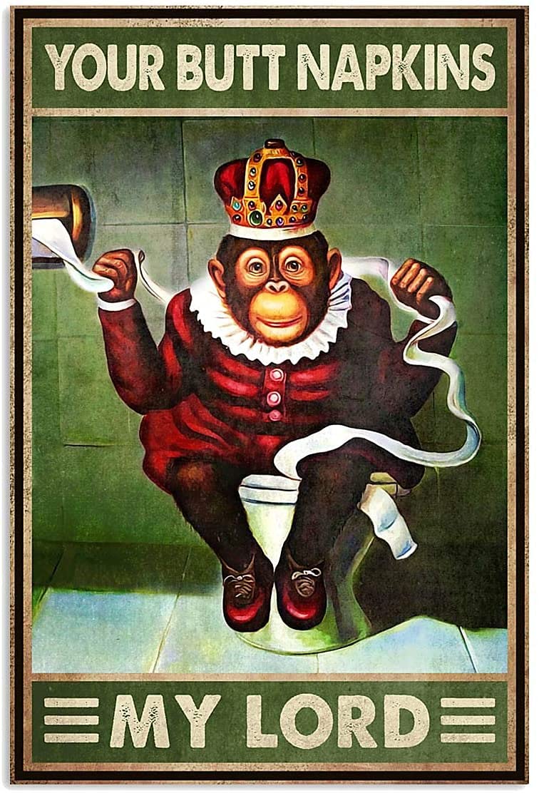 1000-Piece Monkey with Toilet Paper Jigsaw Puzzle - Fun Educational Toy for Adults & Kids - Perfect for Family Game Night, Brain Training & Gift Giving