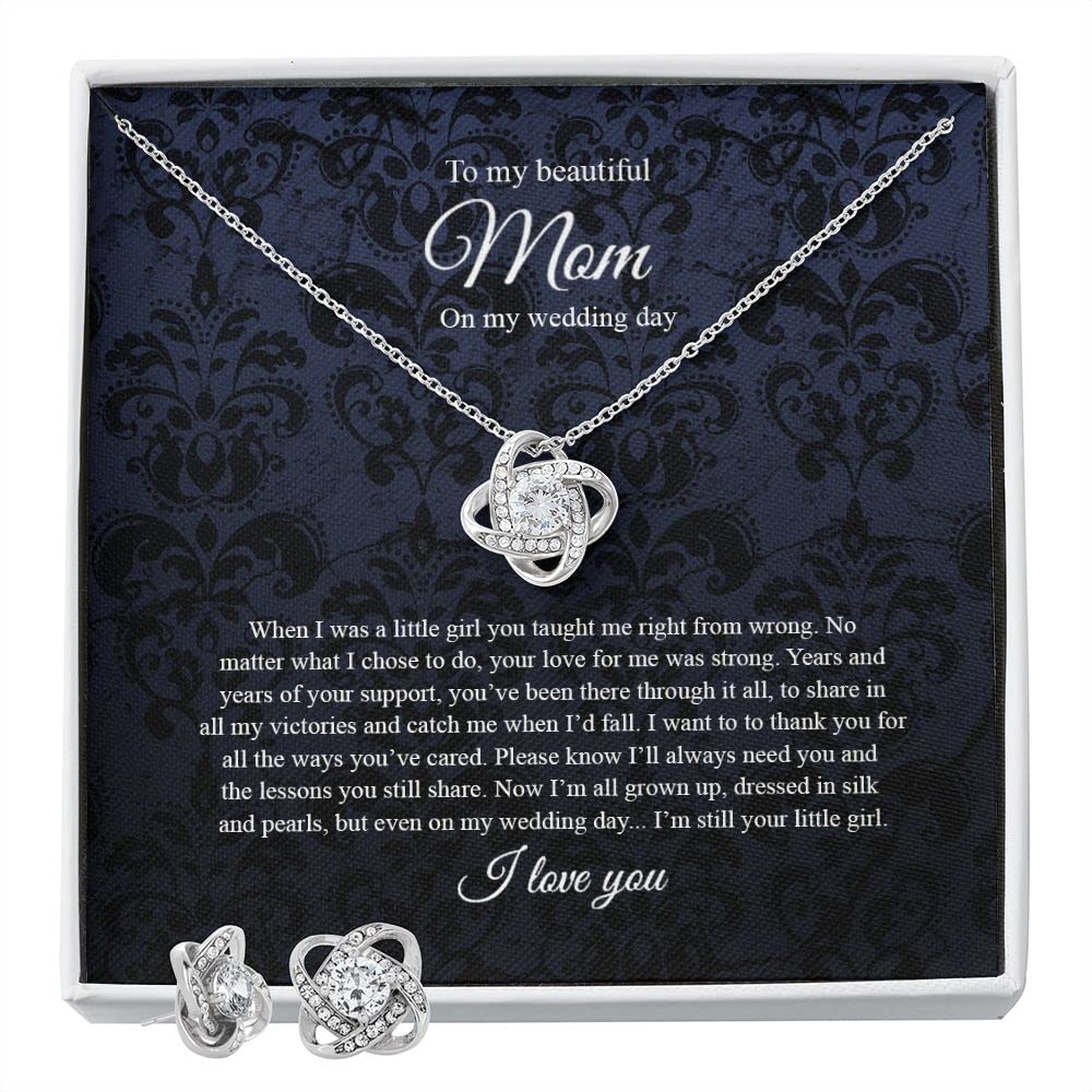 Cross Necklace for Mom - Thoughtful Son Gift with Message Card, Birthday Present for Mother, Mom Son Jewelry, Gift for Grown Up Son from Mom - Perfect for Mother's Day, Christmas & Special Occasions