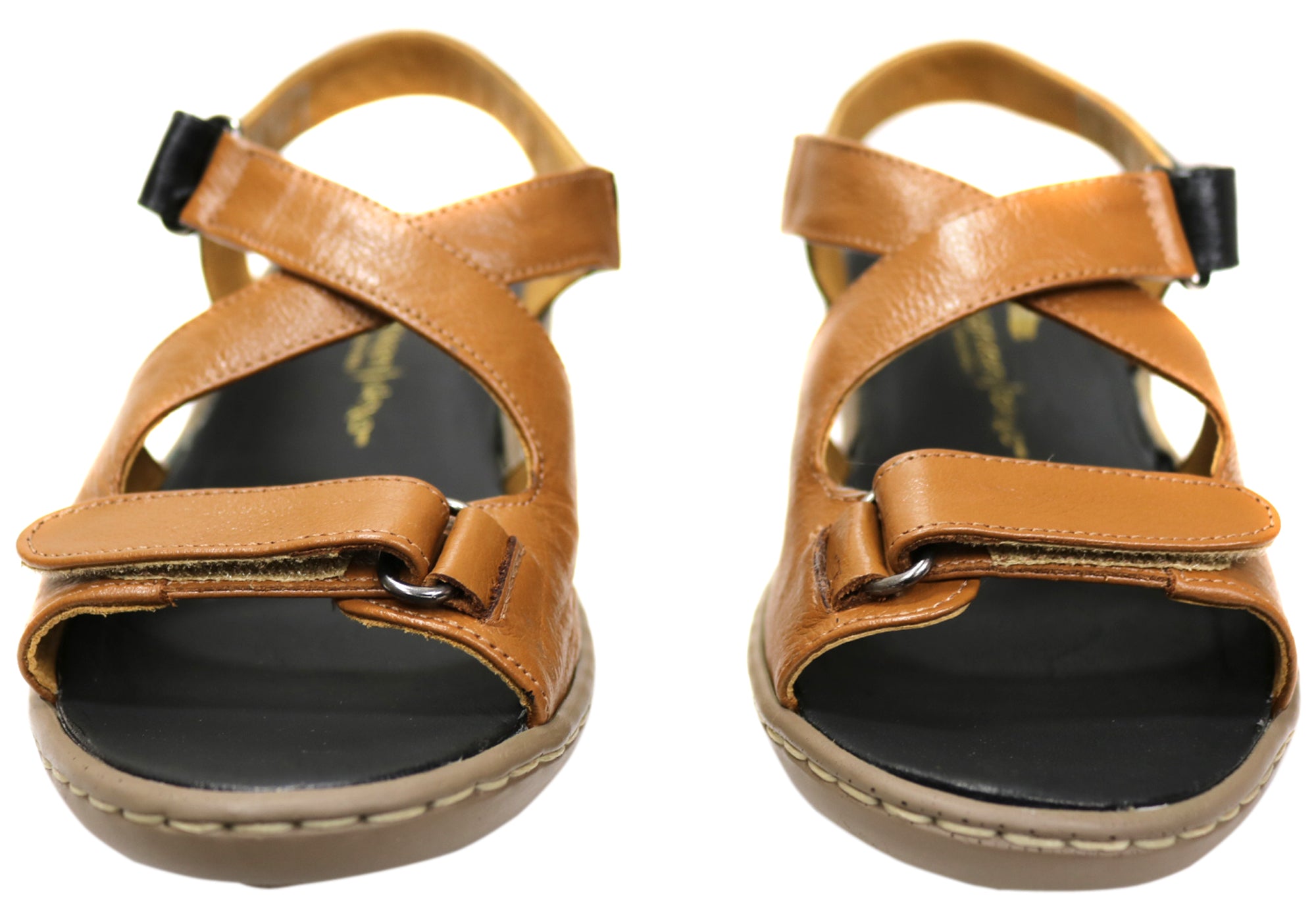 Opananken Women's Comfortable Brazilian Leather Sandals - Breathable Summer Sandals for Beach, Travel & Casual Wear