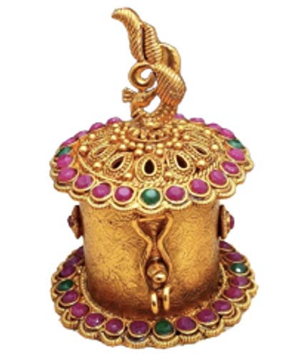 Handcrafted Decorative Small Box - Jewelry Ring Box, Kumkum Box, Sindoor Box for Gifts & Home Decor | Perfect for Weddings, Parties & Spiritual Ceremonies