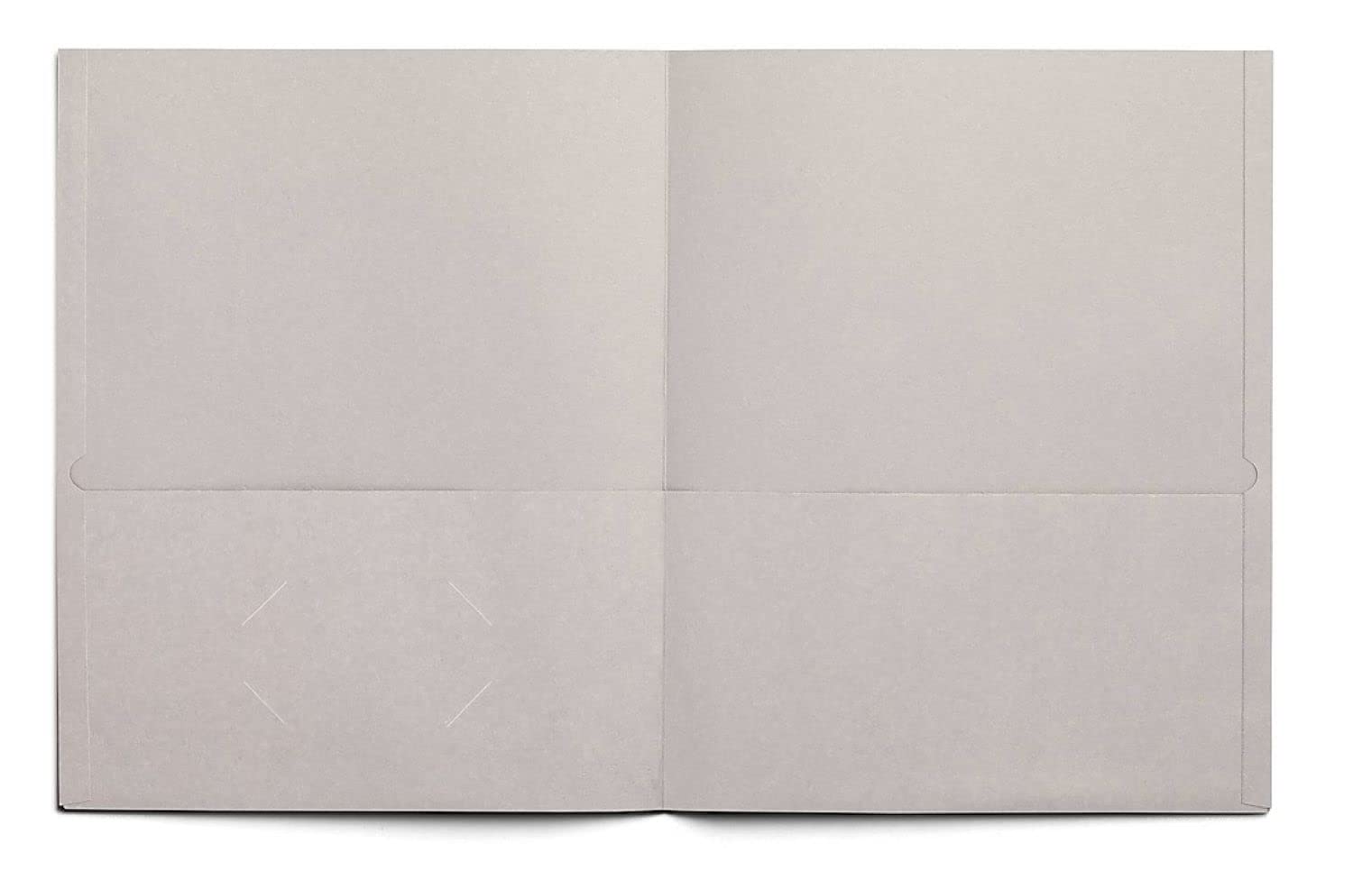 HiTouch 13380 2-Pocket Presentation Folders - Gray, 10 Pack - Premium Document Organizer for Office, School & Business Meetings