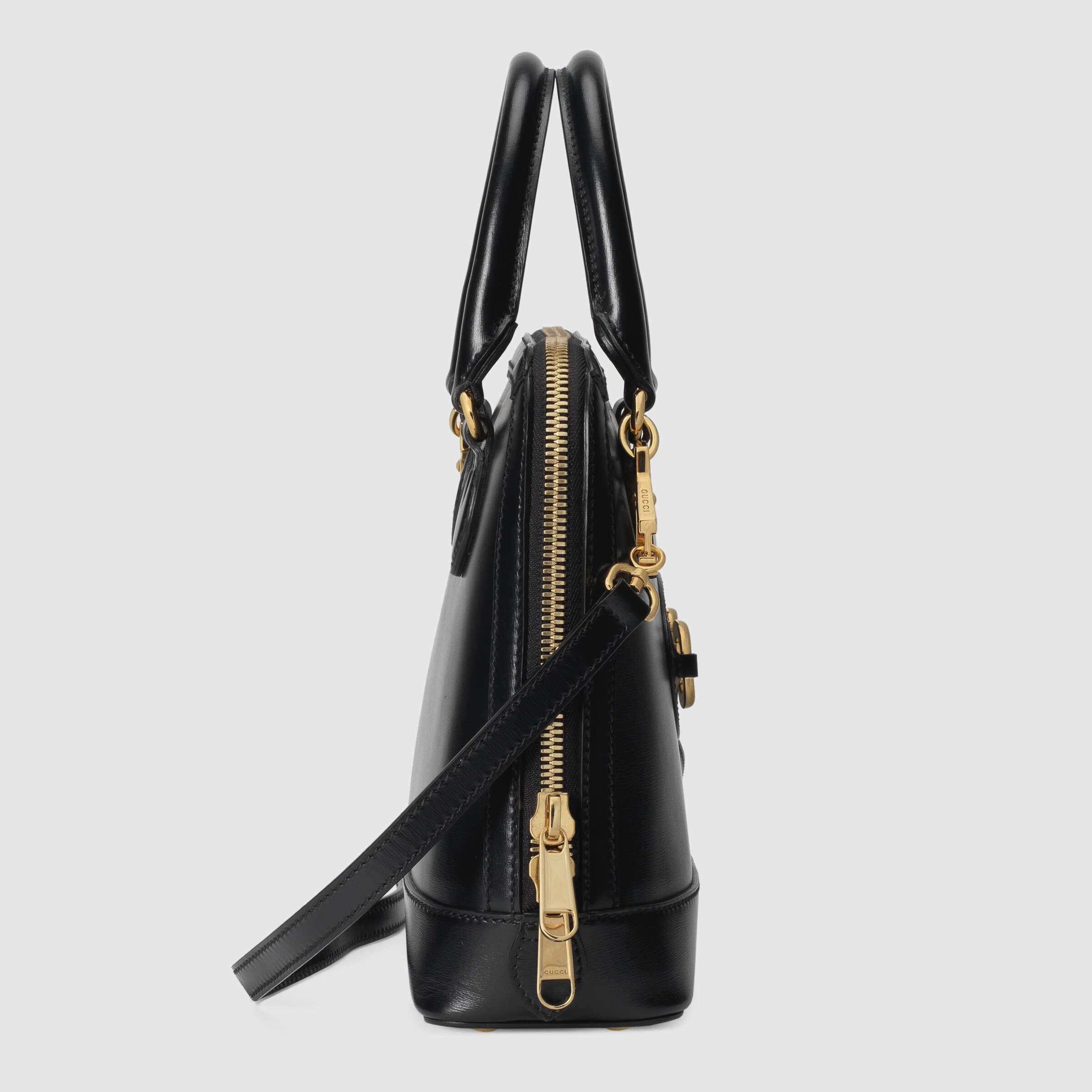 Gucci 1955 Horsebit Small Top Handle Bag Black | Luxury Leather Shoulder Bag for Women | Perfect for Work, Date Night & Special Occasions