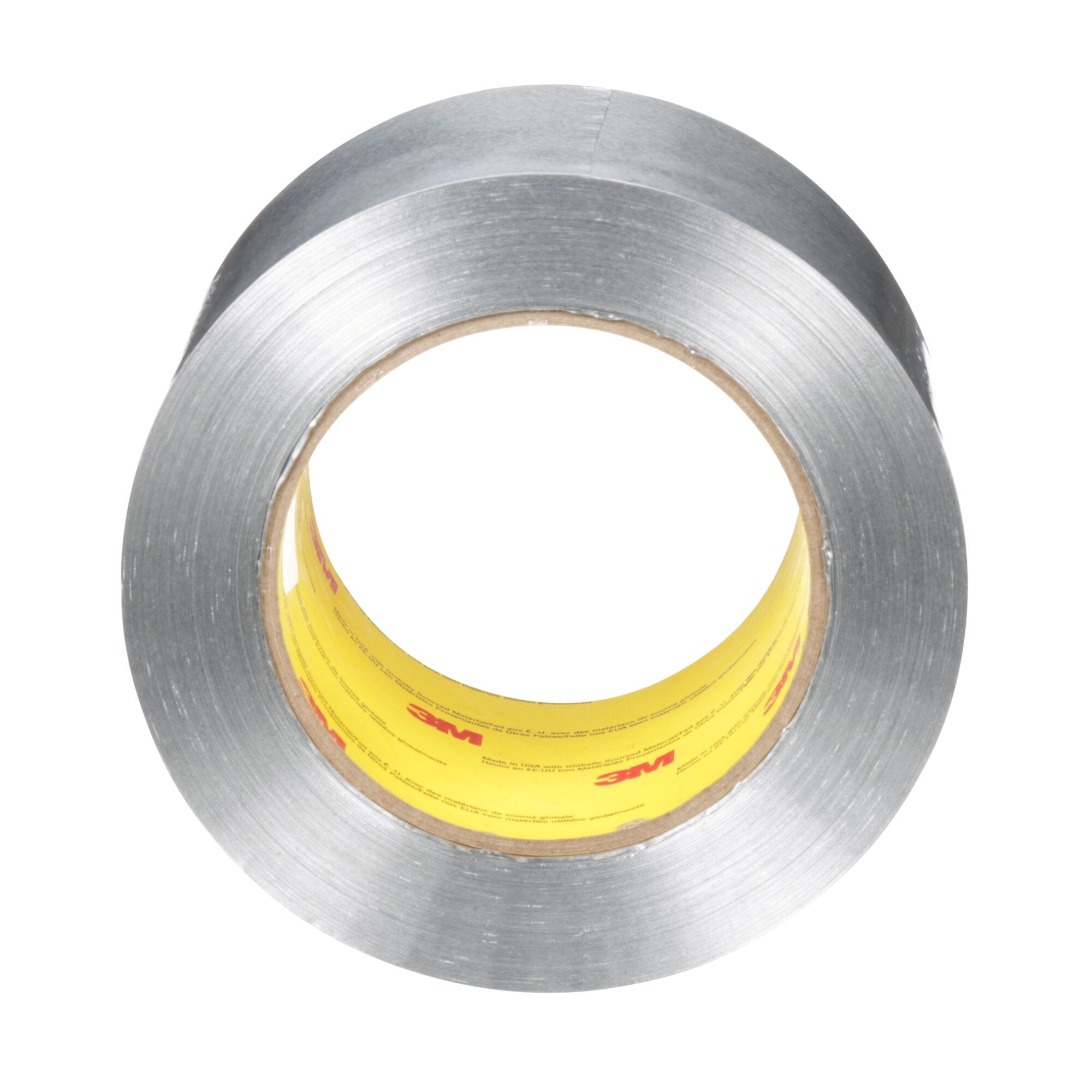 3M Aluminum Foil Tape 425 - High Temperature Resistant Silver HVAC Tape (3 inch x 60 Yards, 4.6 mil Thickness) for Ductwork, Insulation & Roofing Repairs