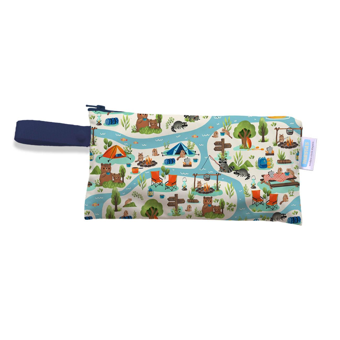 Thirsties Clutch Bag - Waterproof & Reusable Diaper Wet Bag for Babies - Perfect for Daycare, Travel, and On-the-Go Parents
