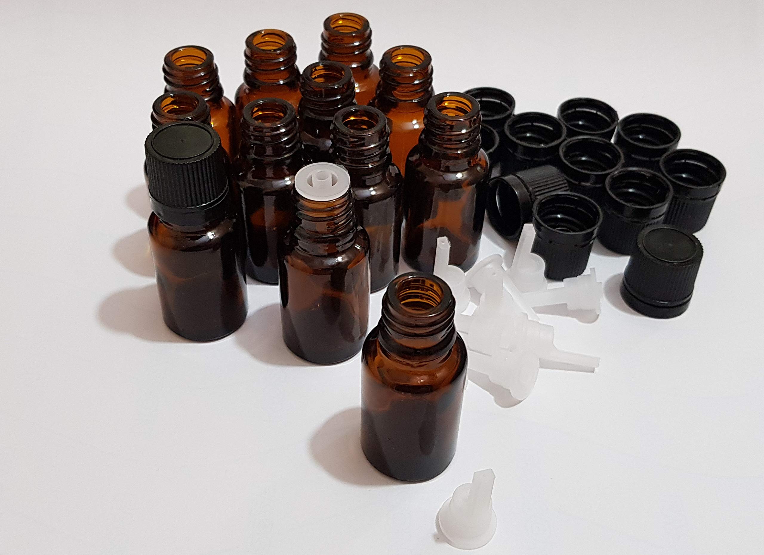 5ml Amber Glass Bottles with Leak-Proof Euro Dropper & Cap - 6 Pack for Essential Oils, Medicines, CBD, DIY Beauty - Ideal for Aromatherapy, Travel & Home Storage