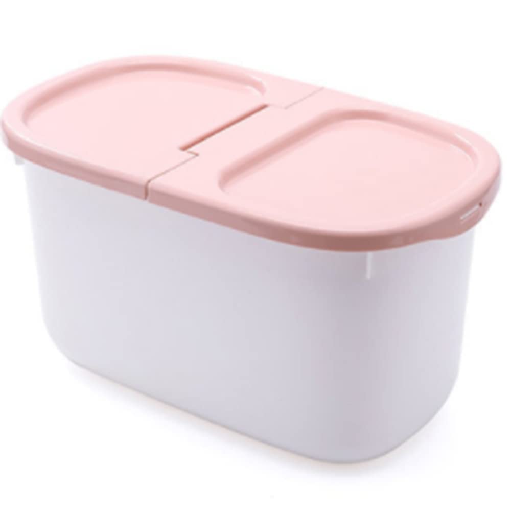 8kg Airtight Rice Storage Container - Moisture-Proof Plastic Food Bin for Flour, Grains & Dry Goods | Ideal for Kitchen Pantry Organization & Bulk Food Storage (Color: F)