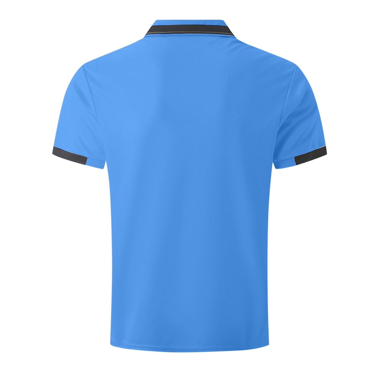 Men's Cotton Blend Polo Shirts - Short Sleeve Casual Button-Down Tops for Summer, Golf & Work | Breathable Comfort for Office, Outdoor & Sports Activities