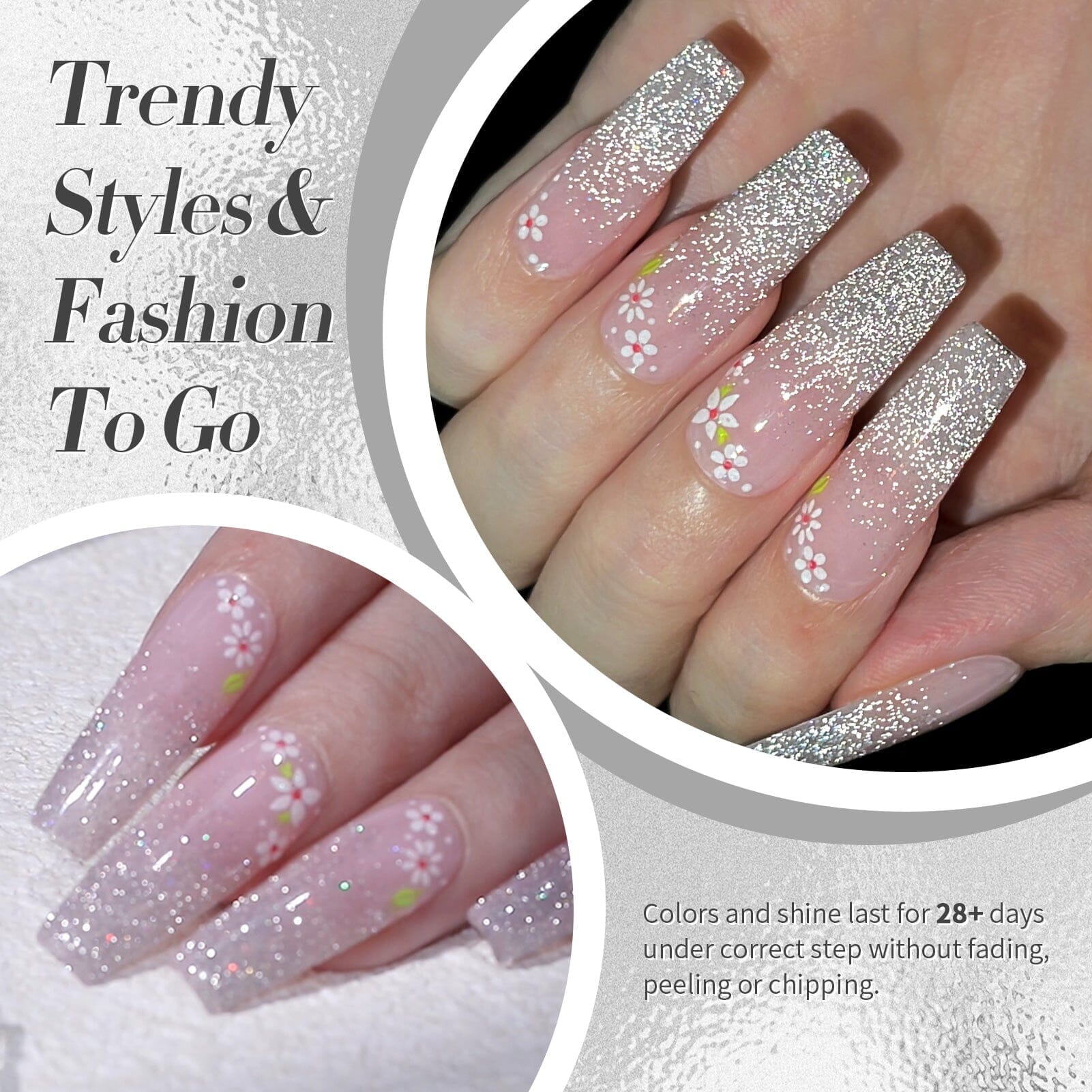15ml Jelly Reflective Glitter Gel - Shimmering Nail Art & Body Glitter for Parties, Festivals, and Cosplay