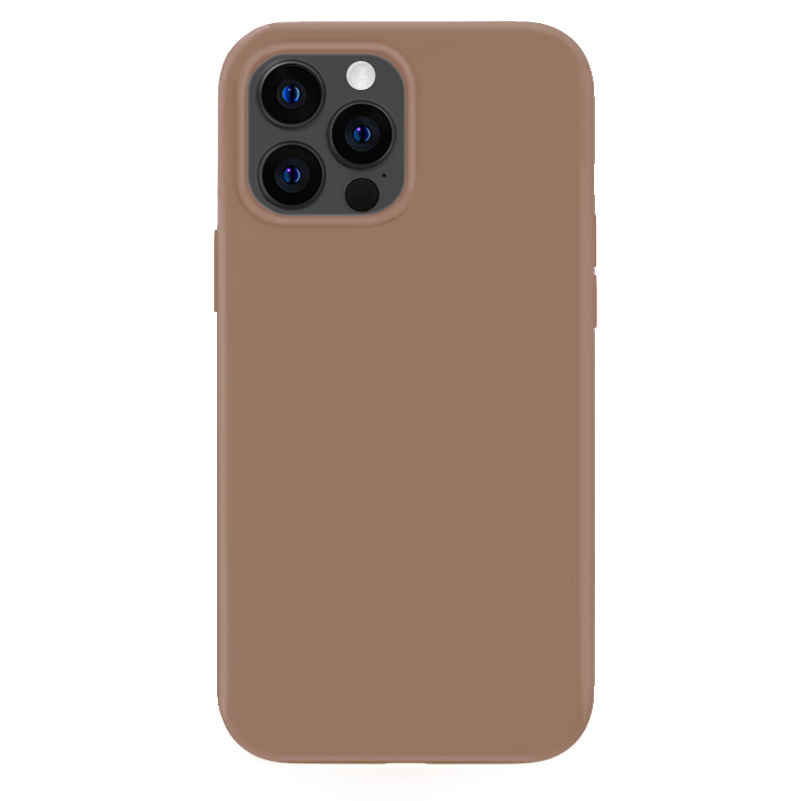 Premium Brown Silicone iPhone Case - Shockproof & Anti-Slip Protective Cover for iPhone [Model] | Perfect for Outdoor Activities, Work & Daily Use