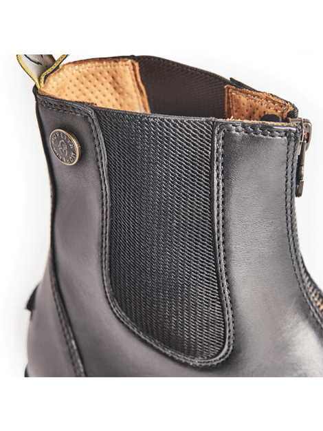 Moretta Rosetta Genuine Leather Jodhpur Boots for Women - Stylish Ankle Riding Boots for Equestrian, Casual & Office Wear