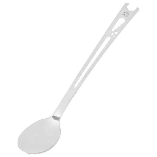 Alpine Long Handle Stainless Steel Spoon - Durable Camping, Hiking & Outdoor Cooking Utensil for Backpacking, Picnics and Survival Gear