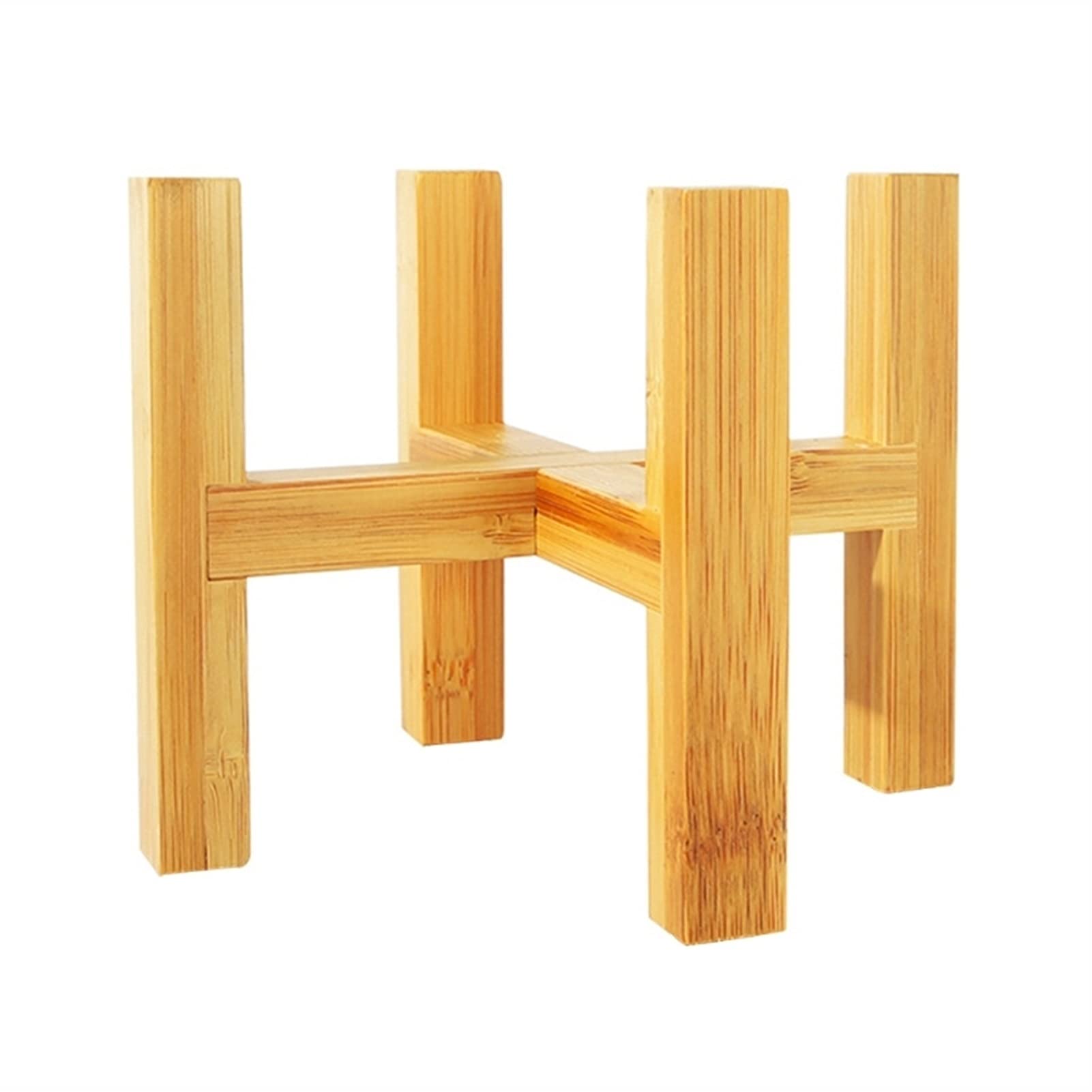 4-Tier Wooden Plant Stand for Indoor & Outdoor Use - Sturdy Flower Pot Holder Display Shelf for Plants, Succulents, Herbs - Perfect for Home, Garden, Patio, Balcony Decor (Large Size)