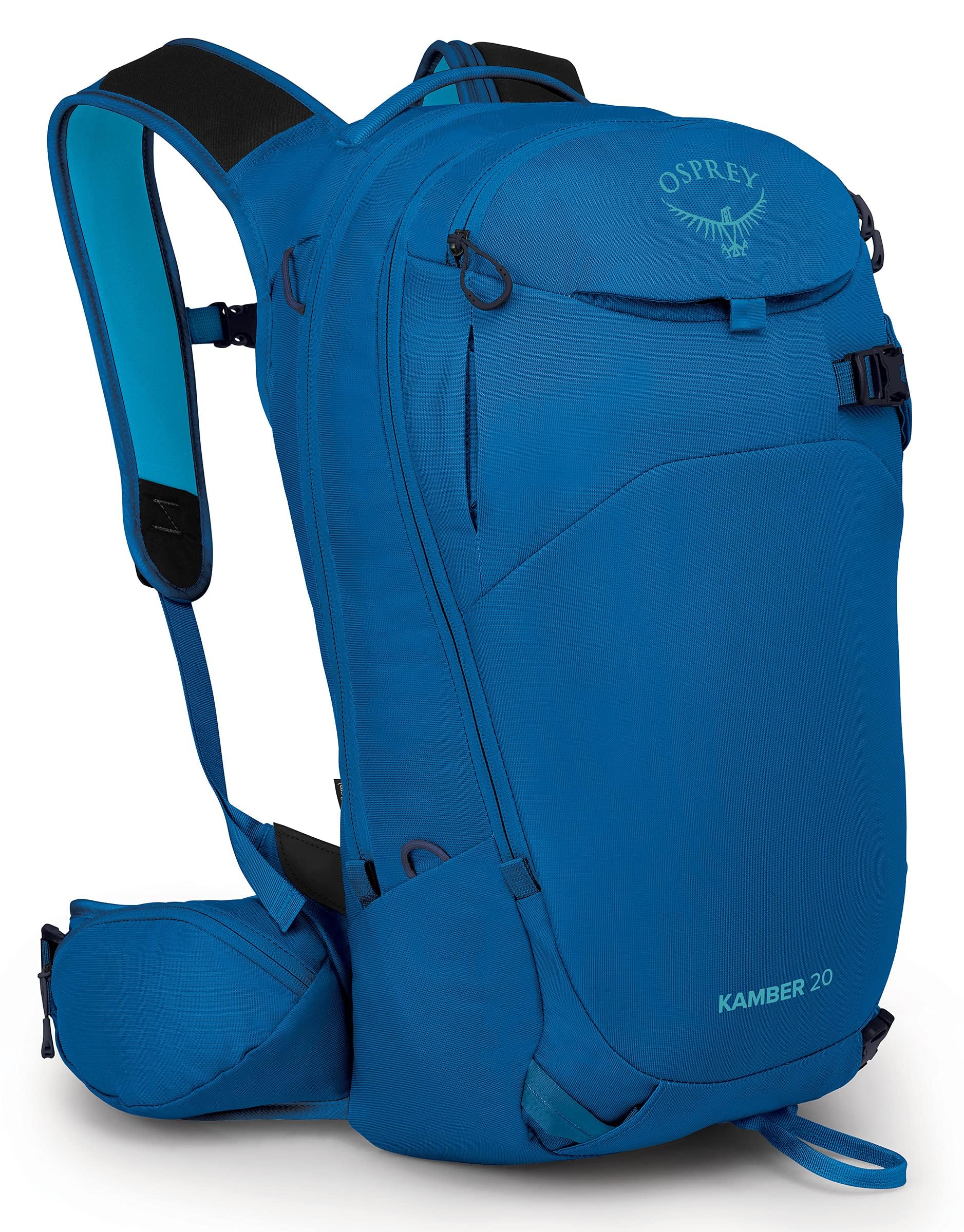 Osprey Men's Kamber 20 Ski and Snowboard Backpack - Lightweight Hydration Pack for Winter Sports - Perfect for Skiing, Snowboarding & Mountain Adventures