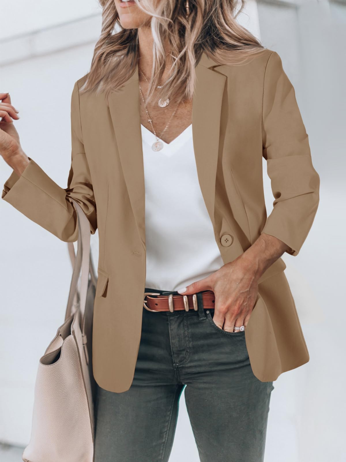 Cicy Bell Women's Work Blazers - Long Sleeve Open Front Suit Jackets for Business Casual Outfits | Professional Office Wear & Formal Occasions (2025 Collection)