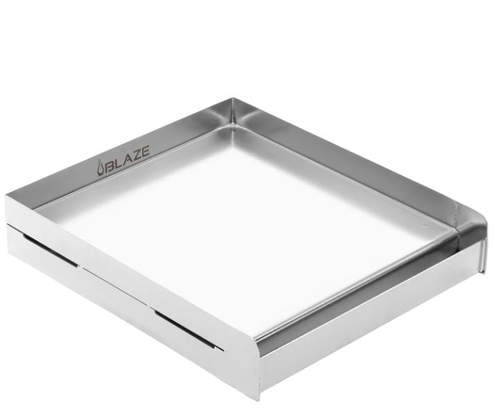 Blaze 14 Inch Stainless Steel Griddle Plate - BLZ 14 SSGP - Perfect for Outdoor Camping, BBQ & Backyard Cooking