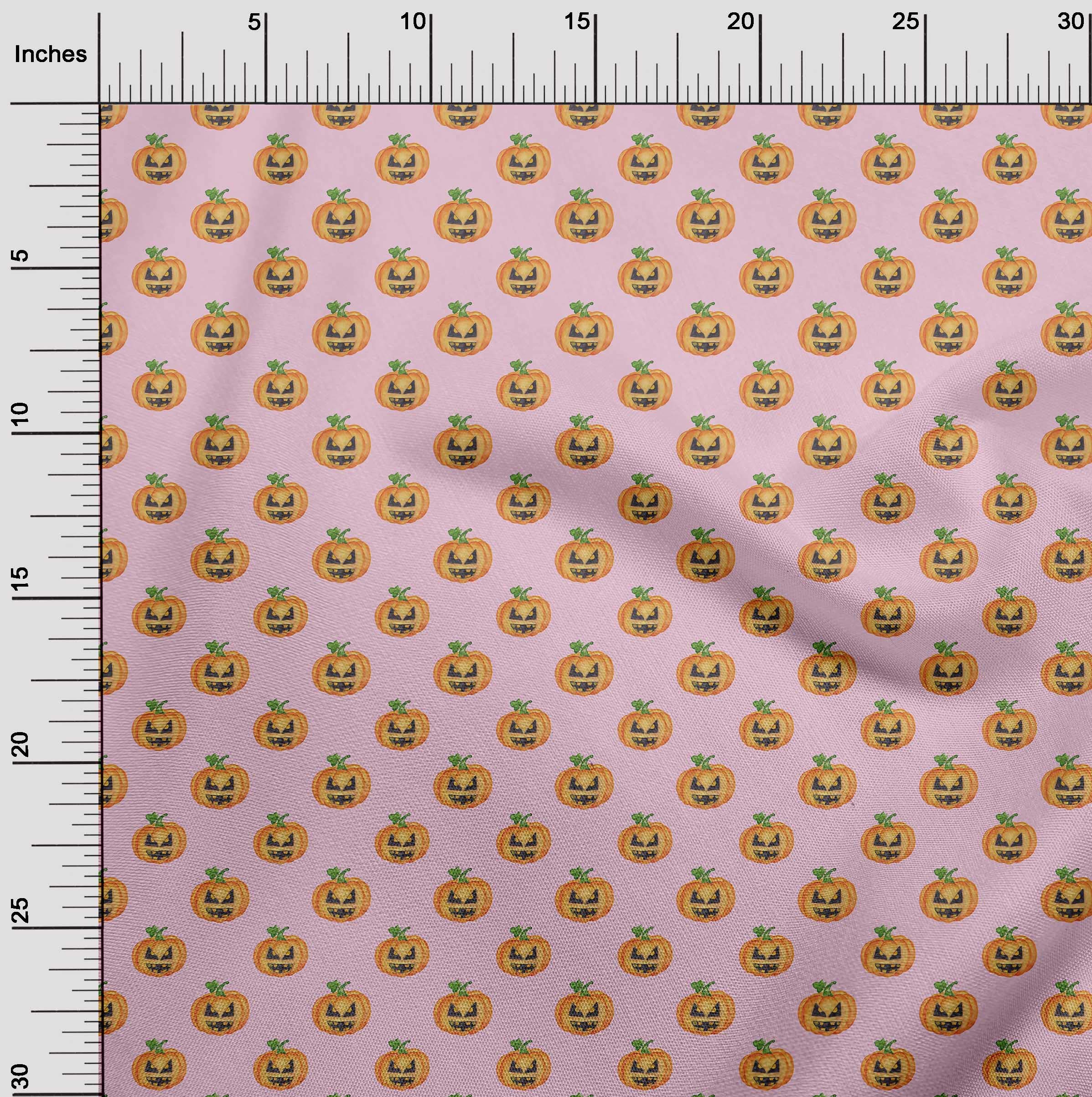 oneOone Polyester Spandex Blush Pink Fabric - 56-Inch Wide Dress Material for Halloween Costumes, DIY Projects & Home Decor | Soft Stretch Print Fabric by The Yard