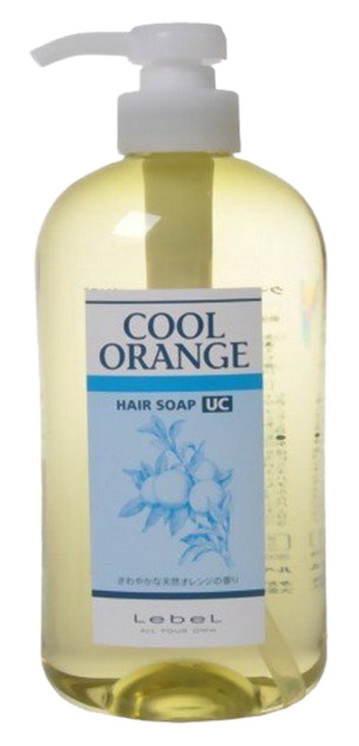 Lebel Cosmetics Ultra Cool Orange Shampoo for Vibrant Color & Shine - 600ml | Refreshing Hair Care for Color-Treated & Blonde Hair