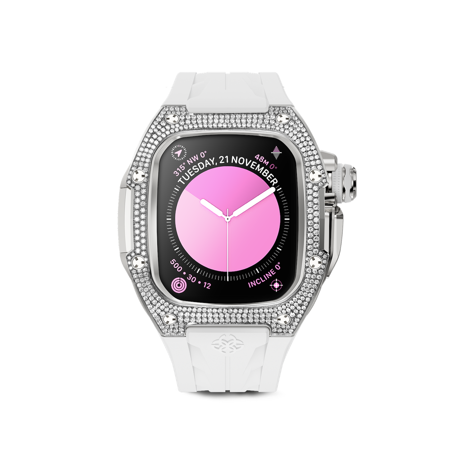 Premium Apple Watch Case with Snowflake Design - RSTIII46 - Durable & Stylish Protection for Workouts, Outdoor Activities & Daily Wear