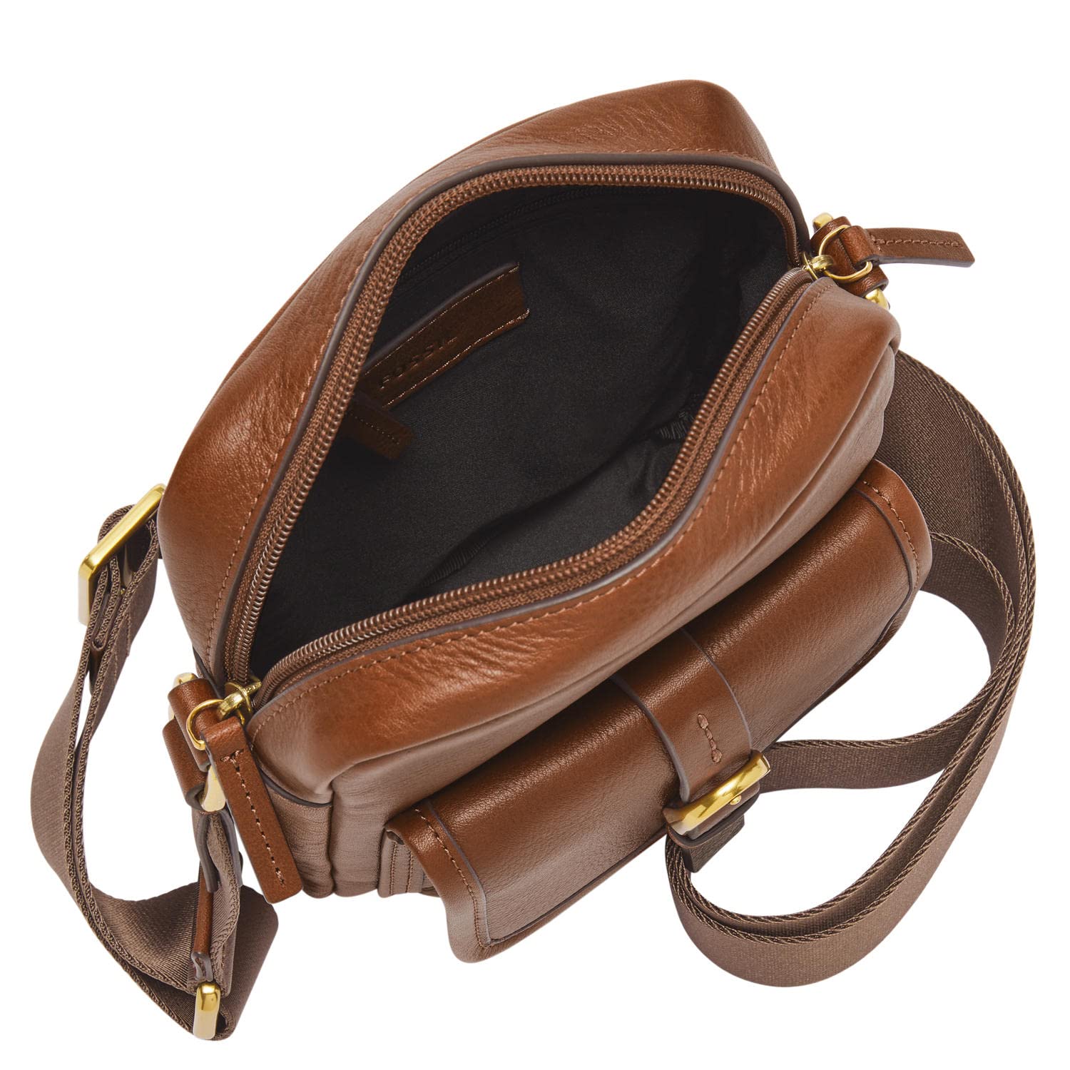 Fossil Men's Camden Commuter Crossbody Bag - Genuine Leather Messenger Bag for Men - Perfect for Work, Travel & Everyday Use