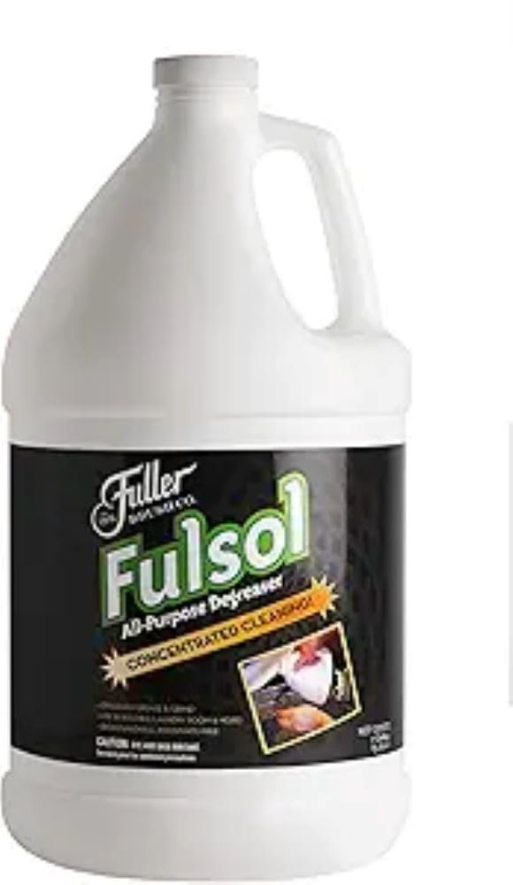 Fuller Brush Fulsol Heavy-Duty Degreaser - Dissolves Tough Grease & Grime Instantly - Makes 60 Gallons of Cleaning Solution - 1 Gallon Concentrate - Ideal for Kitchen, Garage & Industrial Cleaning