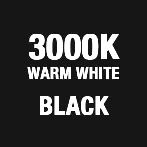 Black - 3000K Warm White