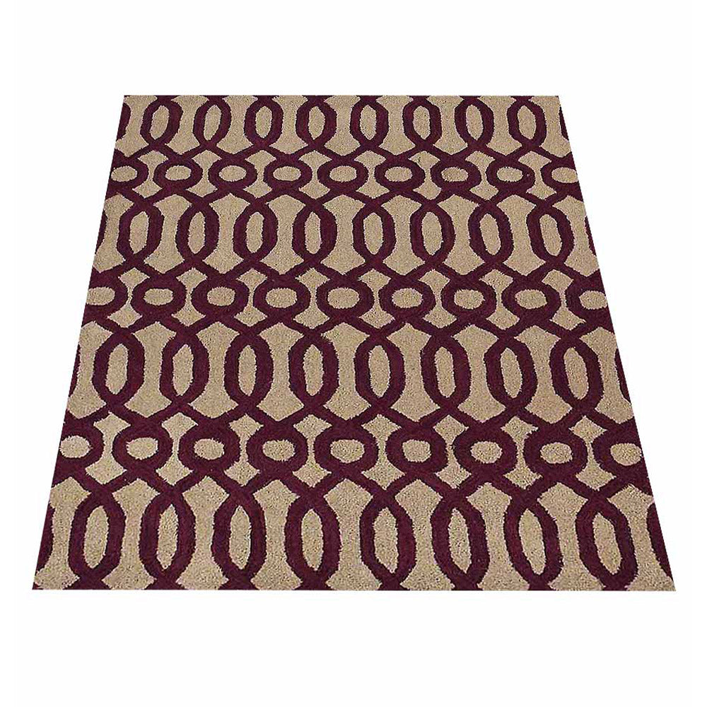 Hand Tufted Wool Rug - Georgetown Collection - Soft & Durable Non-Slip Area Rug for Living Room, Bedroom, Office - 5x8 Feet Modern Home Decor