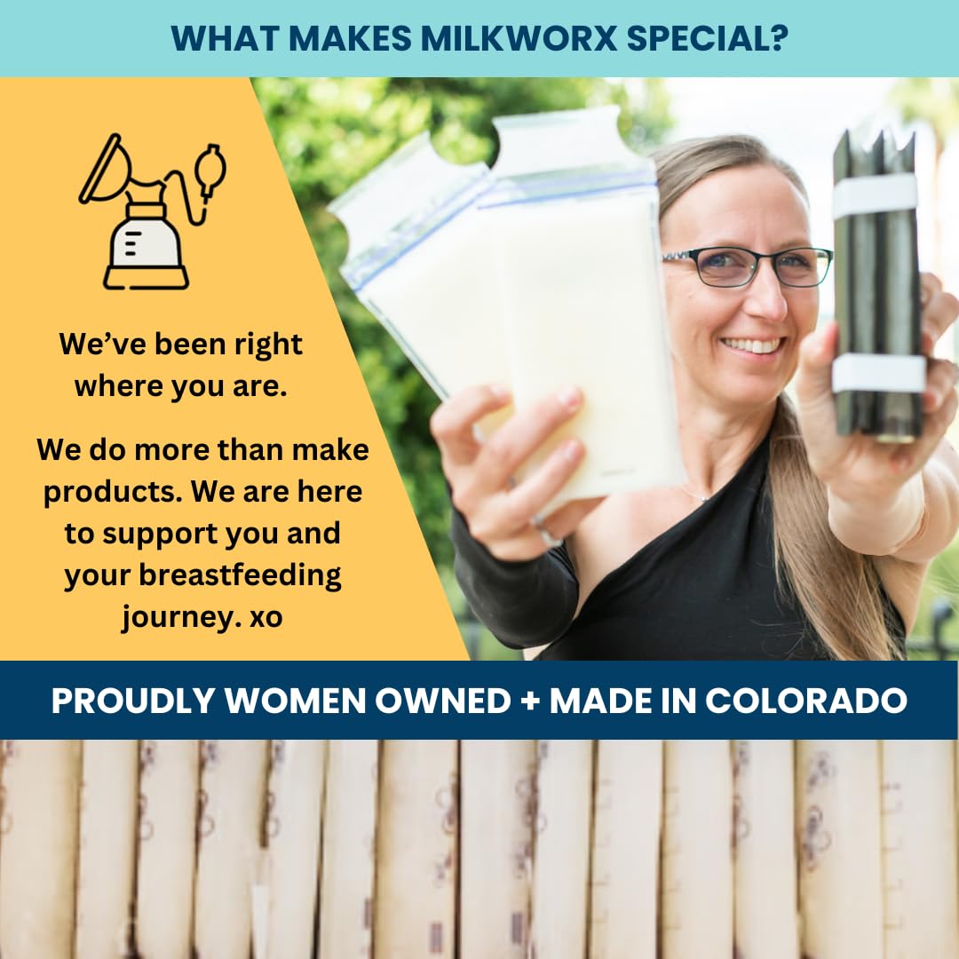 Freeze It Flat Breast Milk Storage Bags - Space-Saving Freezer Organizer for Breastmilk Storage | Made in USA | Essential Breast Pump Accessories for Nursing Moms | Perfect for Home, Travel & Daycare Use