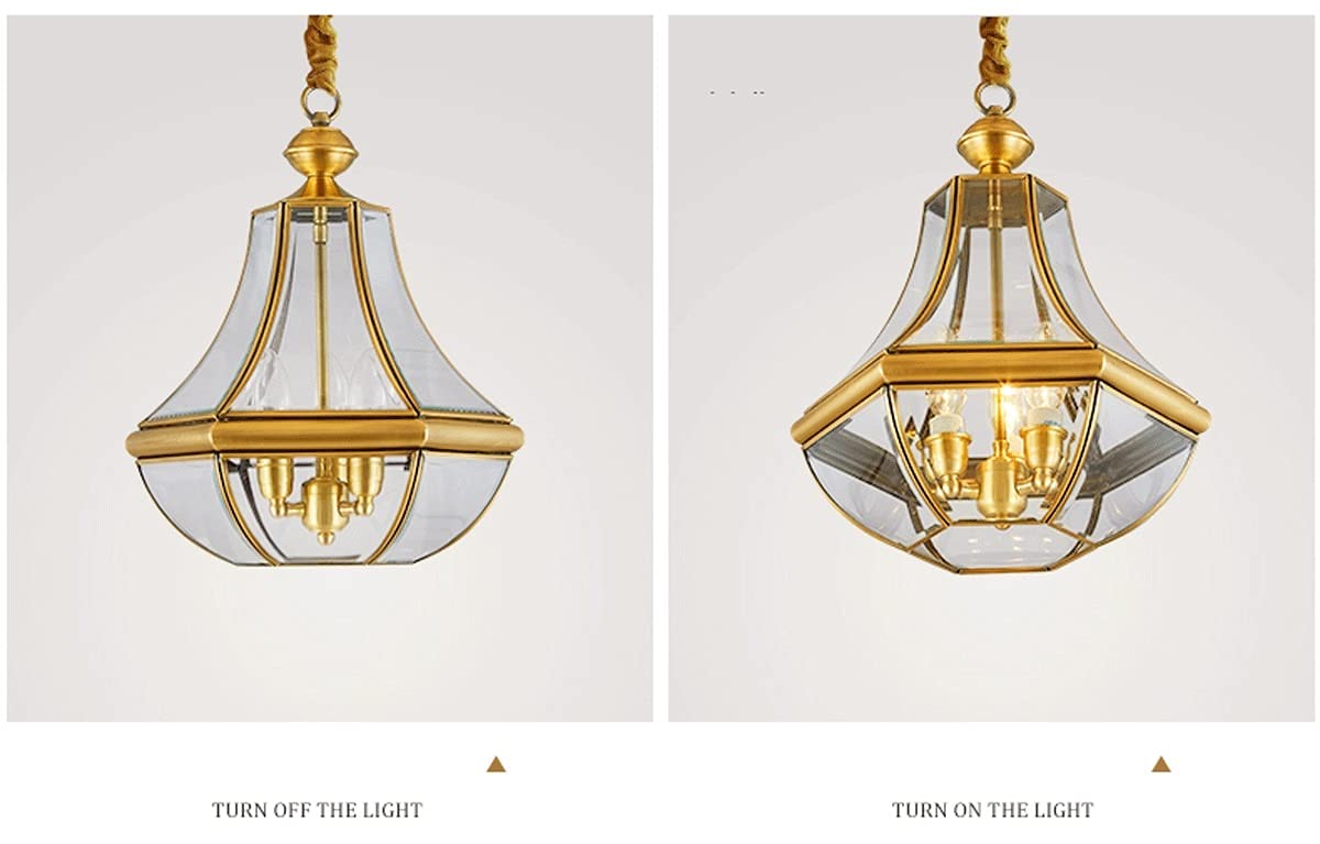 Waterproof Copper Outdoor Chandeliers - Elegant Landscape & Garden Lighting for Villa, Staircase, and Entrance Decor | Perfect for Patio, Backyard, and Outdoor Wedding Lighting