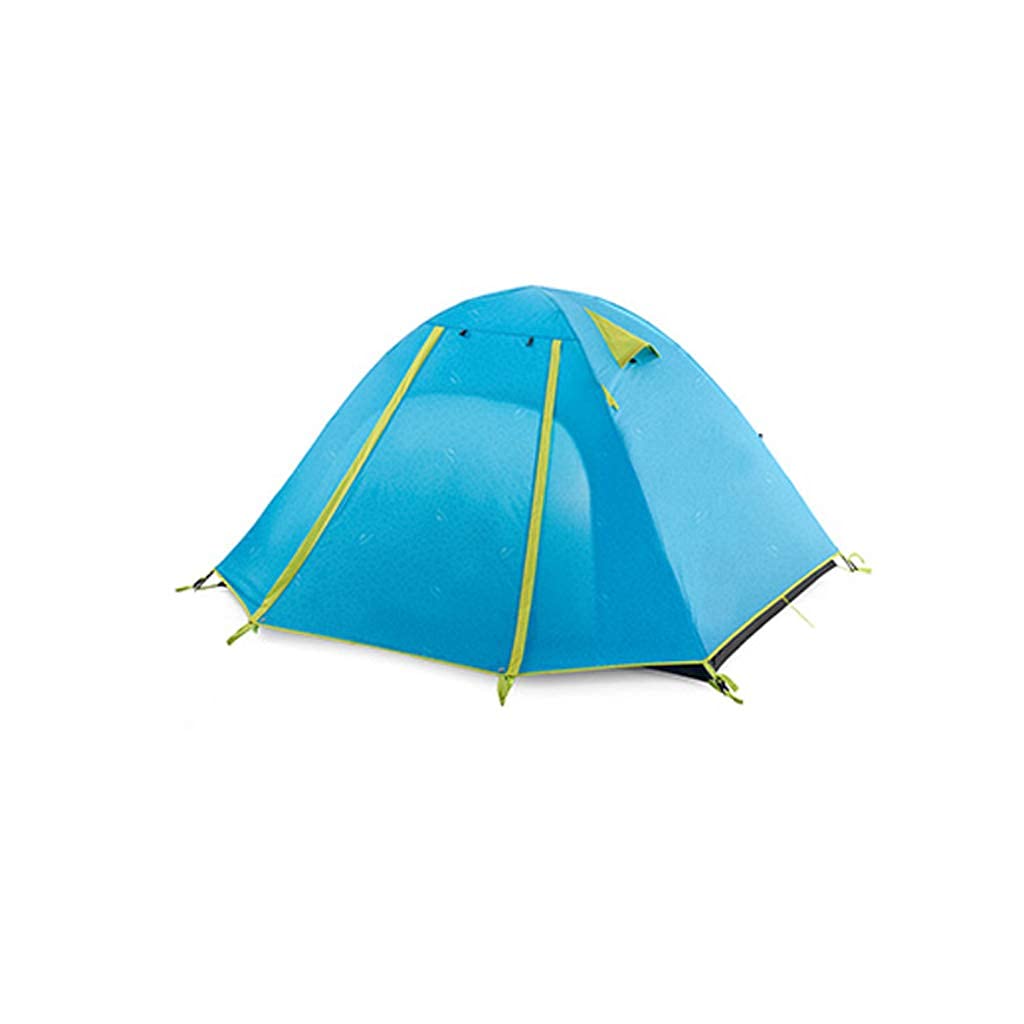 Waterproof Portable Camping Tent for Outdoor Adventures - Lightweight Green & White Backpacking Tent for Hiking, Beach, and Family Camping Trips