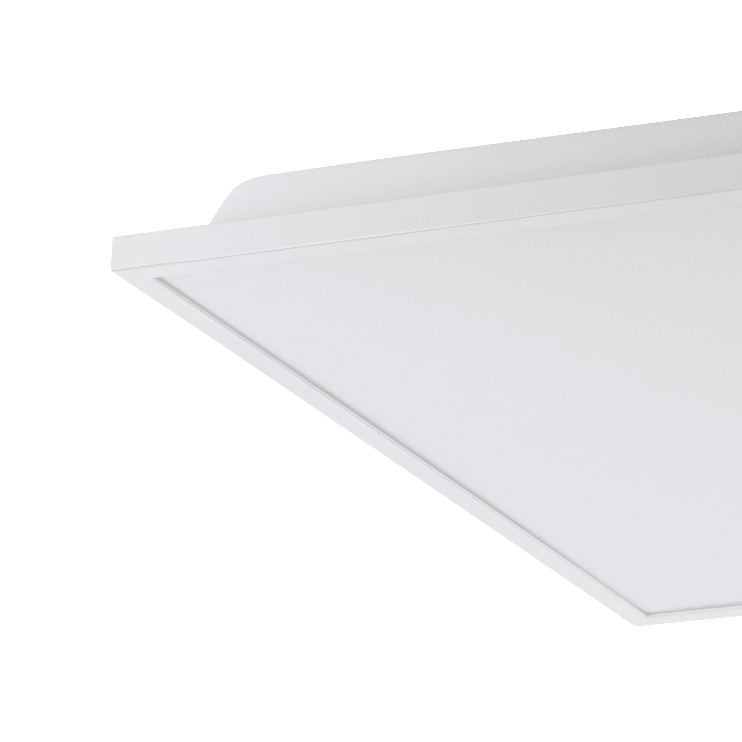 Eglo Connect Herrora Z Smart White LED Panel Flush Ceiling Light 45cm - Dimmable Modern Lighting for Bedroom, Kitchen & Office