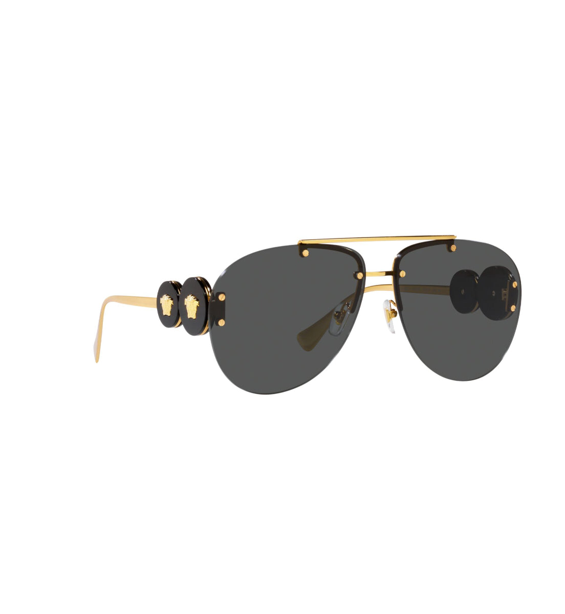 Versace VE2250 Sunglasses - Luxury Polarized UV Protection Aviator Sunglasses for Men & Women | Perfect for Driving, Travel & Outdoor Activities