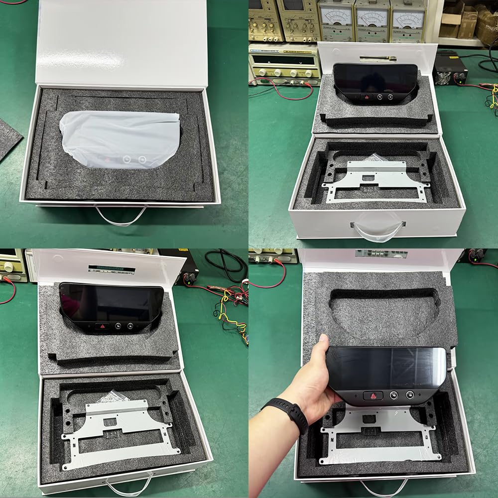 Maserati GT GranTurismo 2007-2017 LCD Touch Screen AC Climate Control Panel - Air Conditioning & Seating Control Switch - Perfect for Car Interior Upgrades & Climate System Replacement