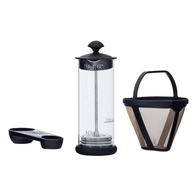 Ninja Coffee Bar Auto iQ Brewer with Glass Carafe (CF080) - Programmable Coffee Maker for Home & Office, Perfect for Morning Brews & Entertaining Guests