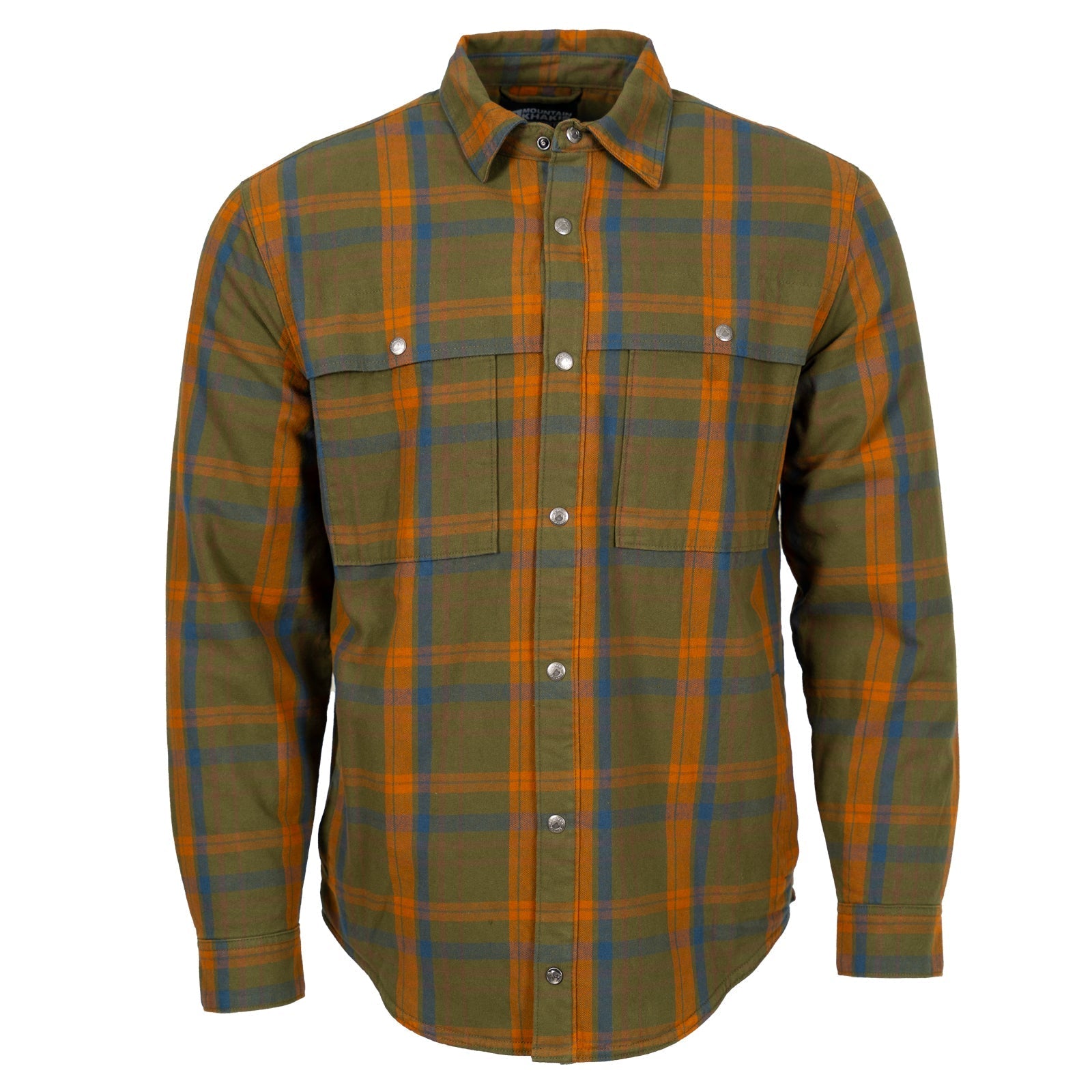 Men's Boone Shirt Jacket in Forest Moss Green - Lightweight Outdoor Flannel Shirt for Hiking, Camping & Casual Wear